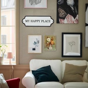 Wall decoration, my happy place, 11 ¾x4 "